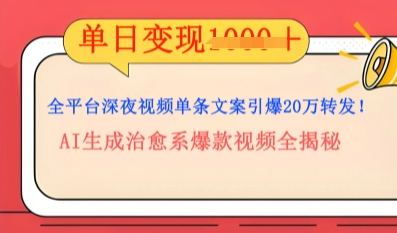 全平台深夜文案新风口：DeepSeek生成百万播放量金句，治愈系内容涨粉速度快4倍-悦商宝