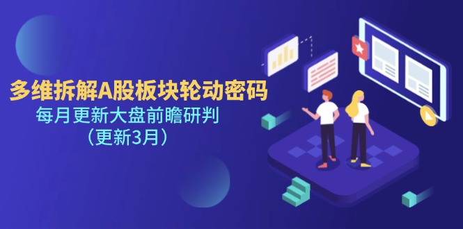 （14213期）多维拆解A股板块轮动密码，每月更新大盘前瞻研判（更新3月）-悦商宝