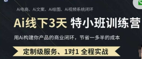 AI实操培训第20-21期线下，0基础保姆级教程，3月最新整理，企业获客、降本增效、打造超级个体-悦商宝